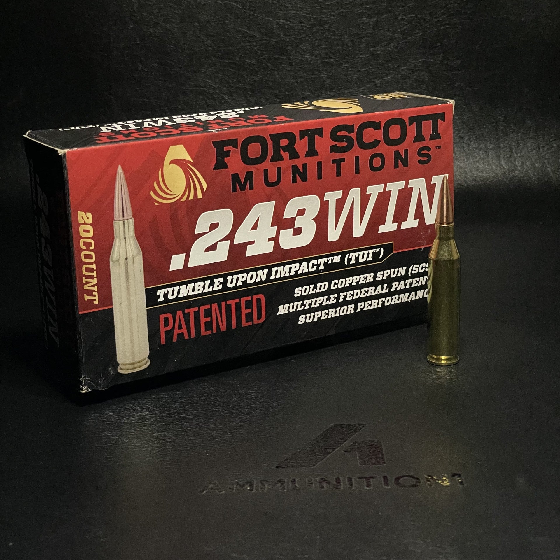 Fort Scott - 243 Win - 80 Gr TUI - 20 Rnd/Bx