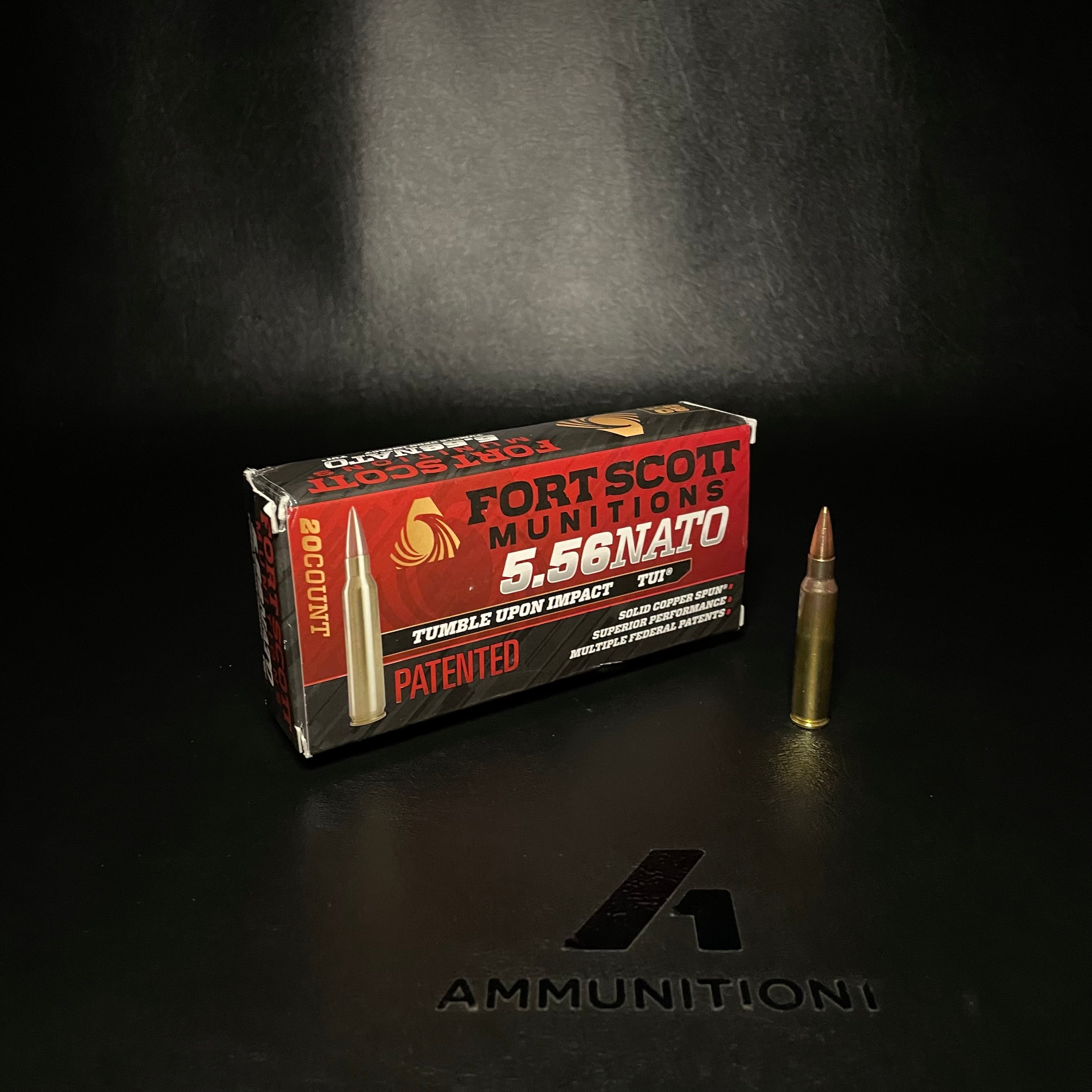 Fort Scott - 5.56x45 NATO - 62 Gr Solid Copper TUI - 20 Rnd/Bx