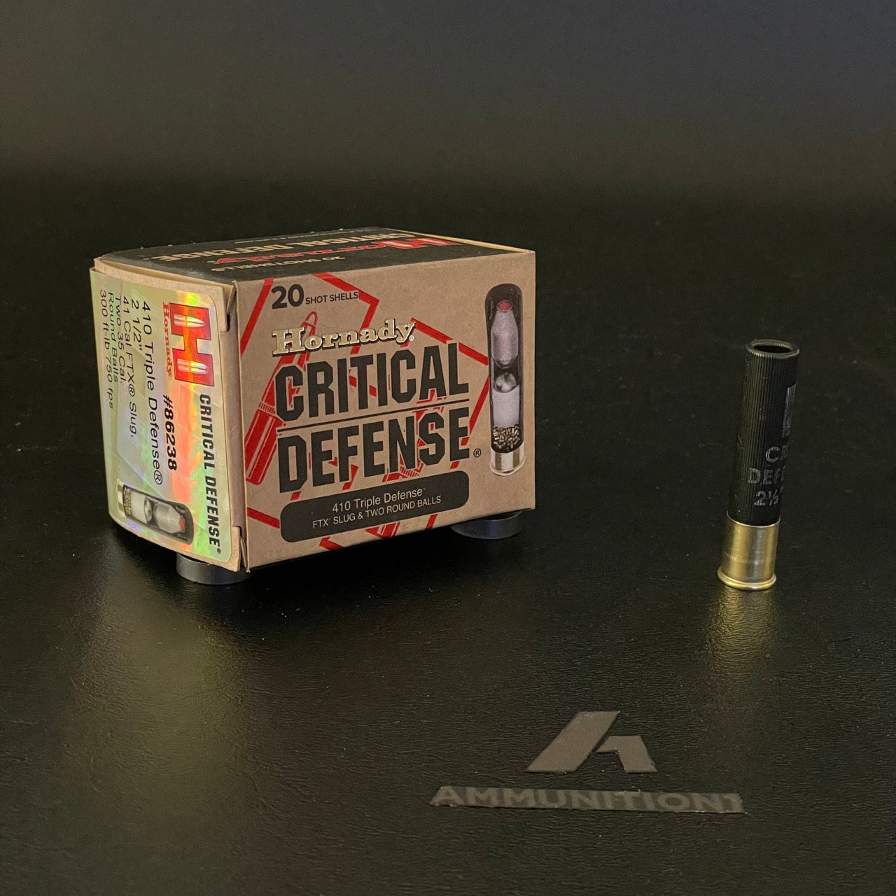 Hornady Critical Defense Triple Defense - .410 Ga - 2.50" 2 Round Balls/1 FTX Slug - 20 Rnd/Bx