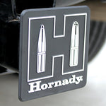 Hornady - Hitch Cover - Black White Plastic 2.0" Long - Side