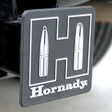 Hornady - Hitch Cover - Black White Plastic 2.0" Long - Side