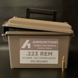 Ammunition1 - Remanufactured - .223 Rem - 55 Gr FMJ - 500 Rnd/Can