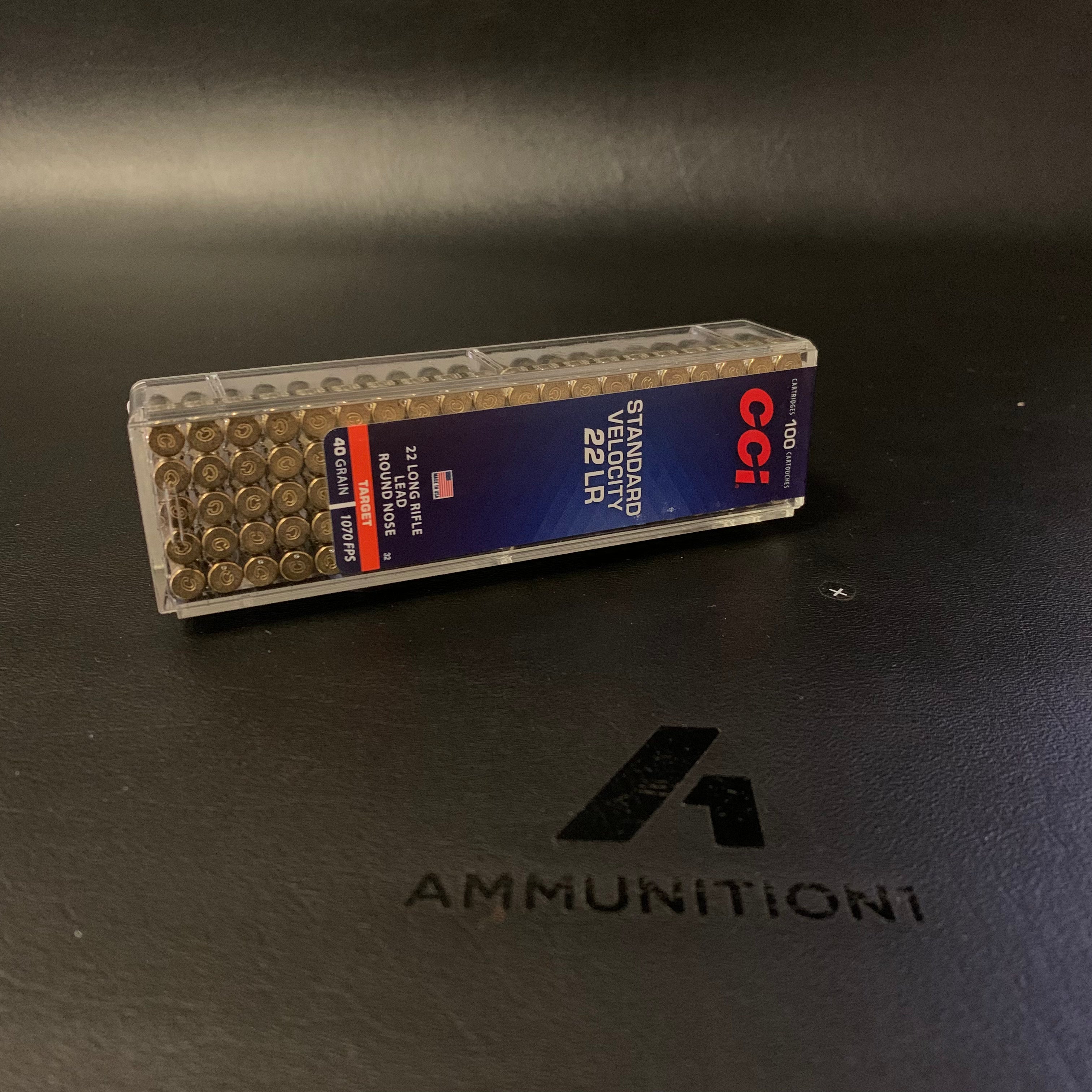 CCI Standard Velocity - 22 LR - 40 Gr LRN - 100 Rnd/Bx – Ammunition1