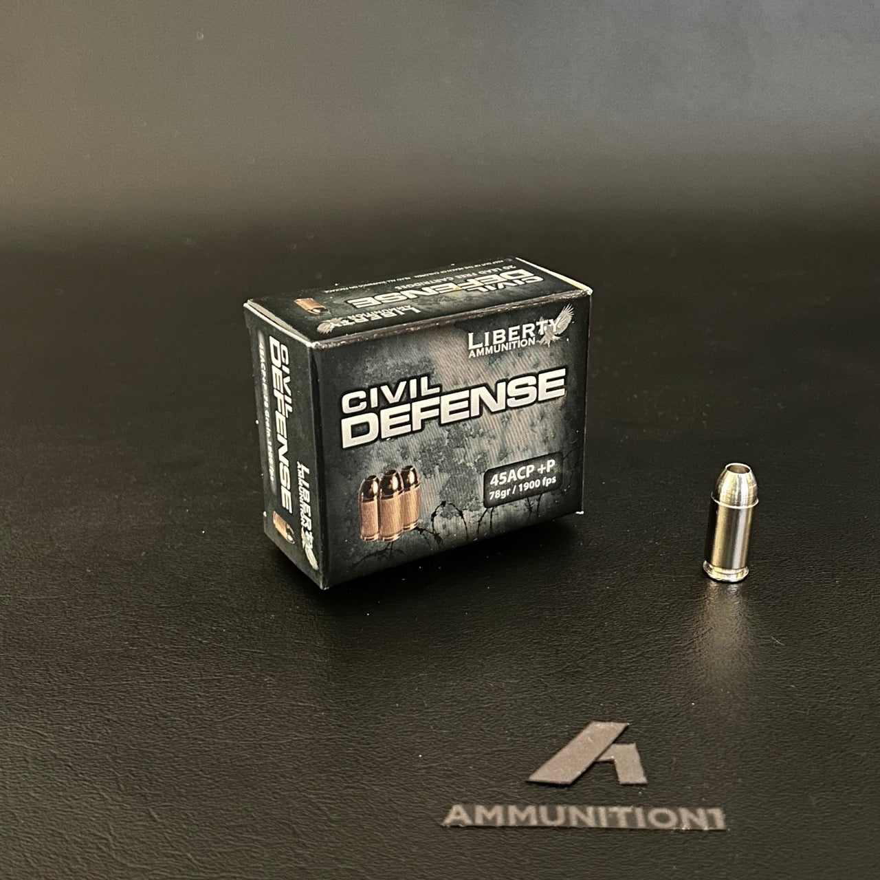 Liberty Ammunition Civil Defense - 45 ACP +P - 78 Gr LFFHP - 20 Rnd/Bx