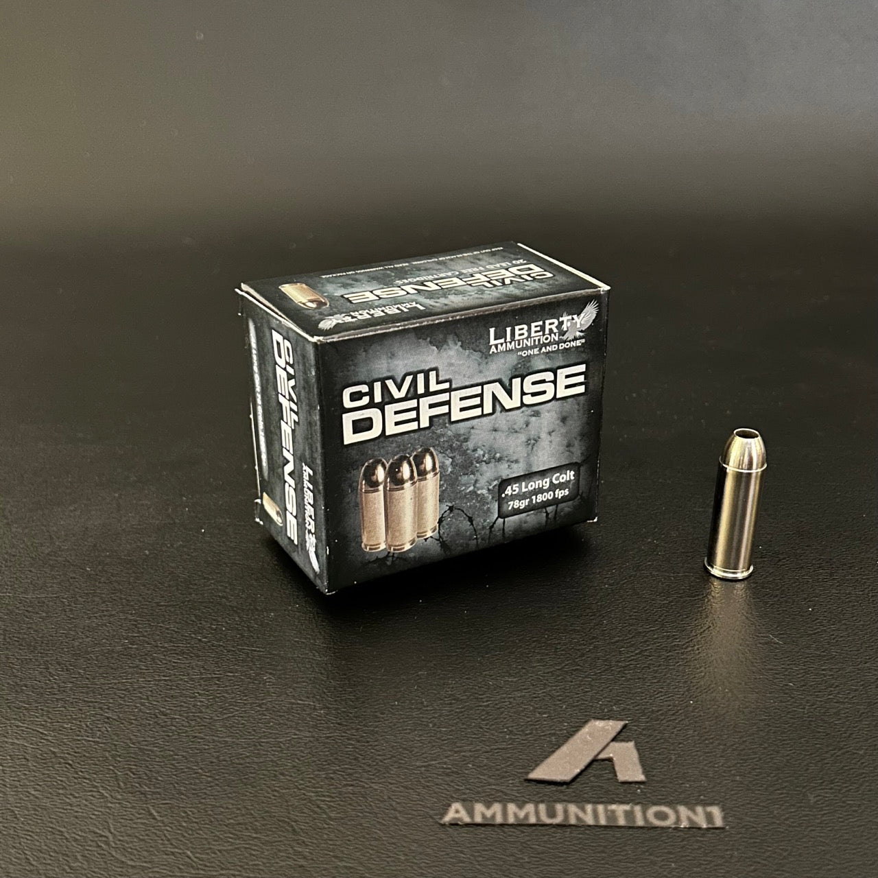 Liberty Ammunition Civil Defense - 45 Long Colt -  78 Gr LFFHP - 20 Rnd/Bx