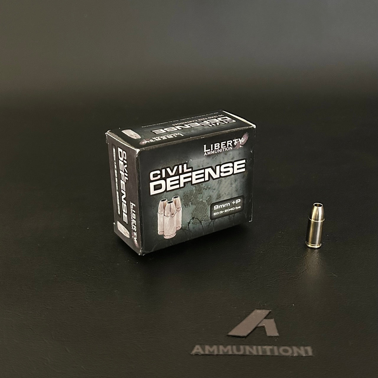 Liberty Ammunition Civil Defense - 9mm +P - 50 Gr SCHP - 20 Rnd/Bx