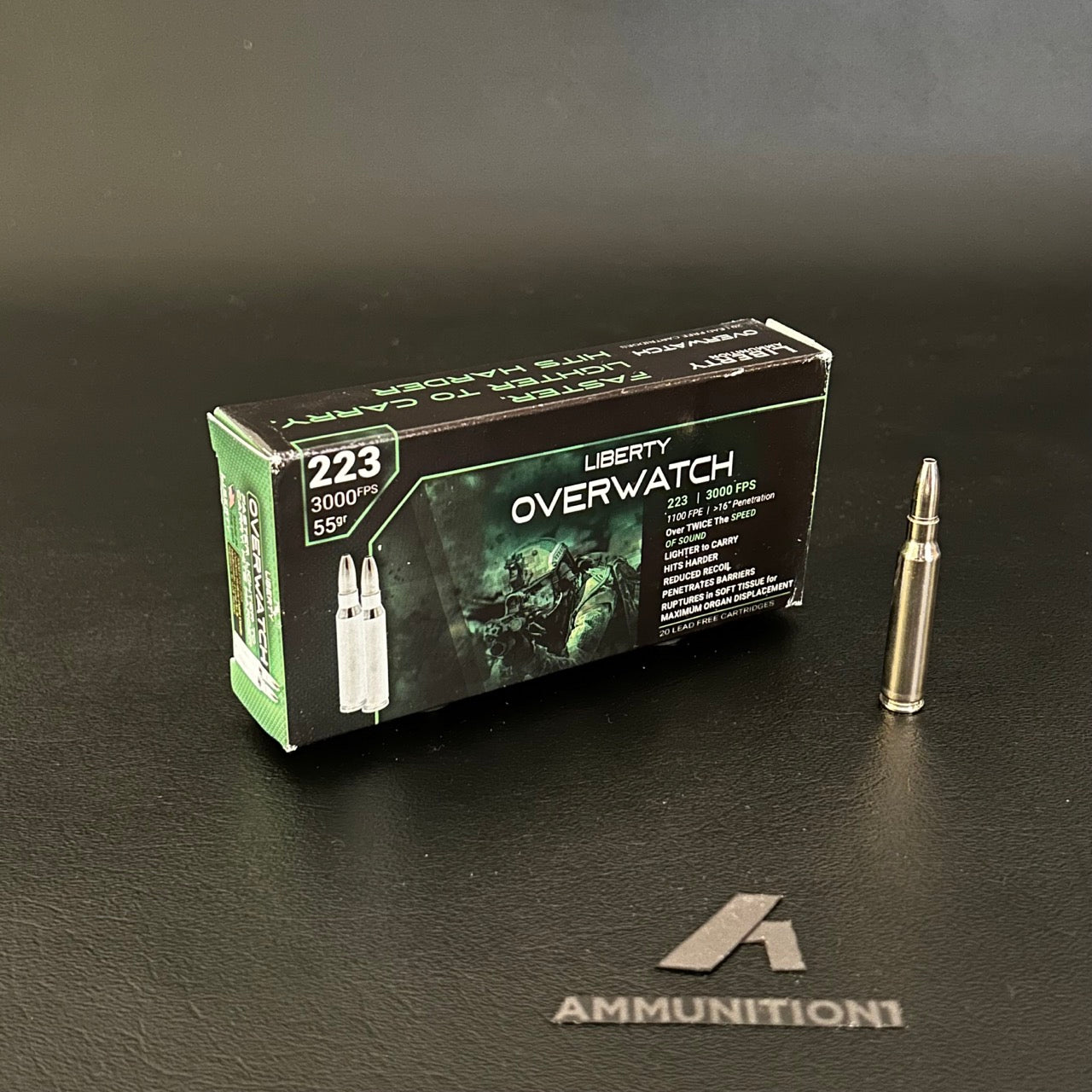 Liberty Ammunition Overwatch - .223 Rem - 55 Gr HP - 20 Rnd/Bx