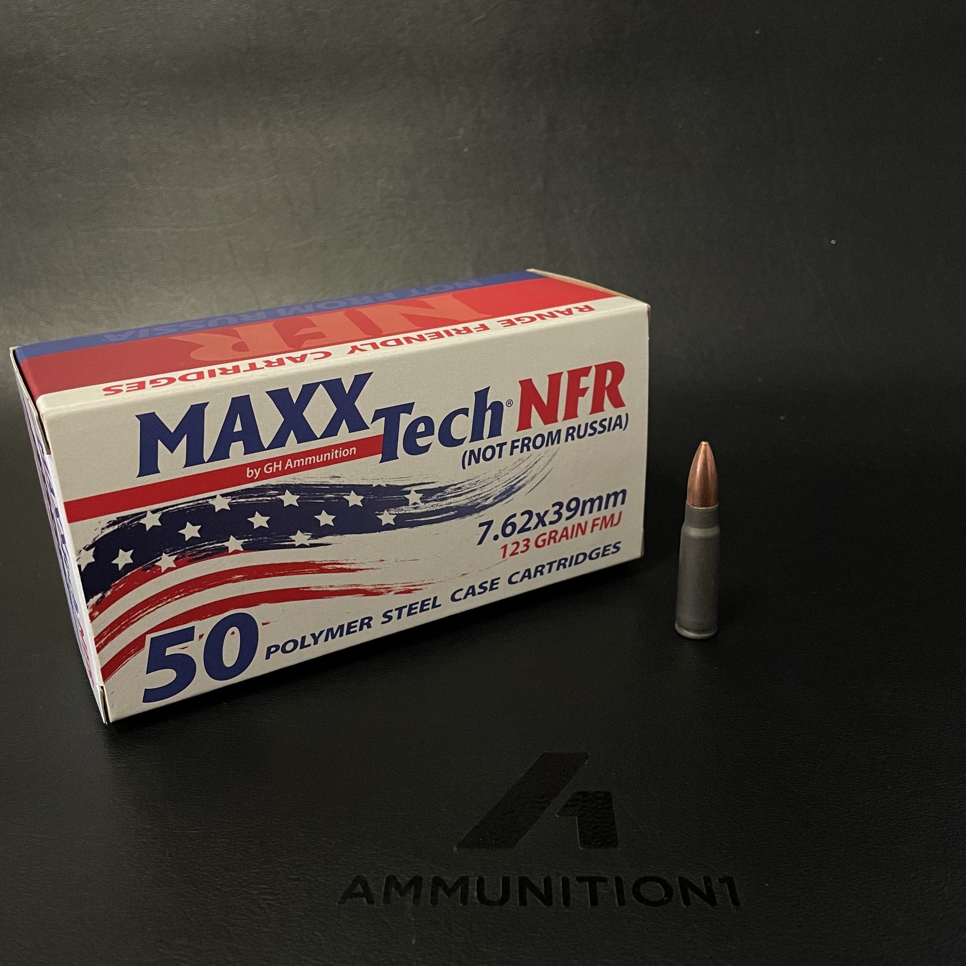 MAXXTECH - 7.62x39mm - 123 Gr - FMJ - 50 Rnd/Bx