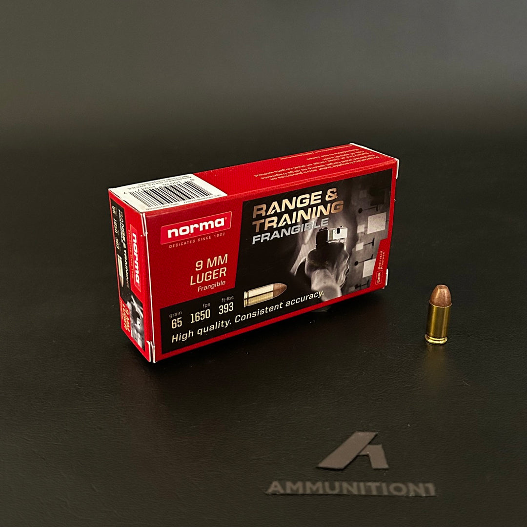 Norma Frangible - 9mm - 65 Gr - 50 Rnd/Bx – Ammunition1