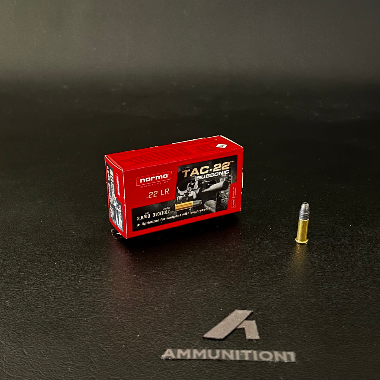 Norma TAC-22 Subsonic - 22 LR – 40 Gr – 50 Rnd/Bx