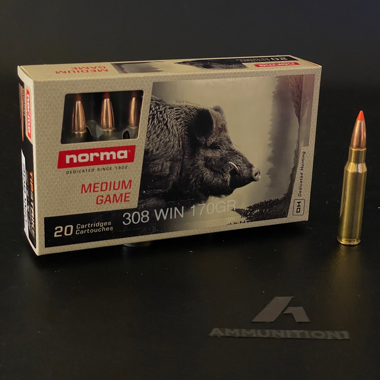 Norma Tipstrike - .308 Win - 170 Gr - 20 Rnd/Bx