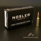 Nosler Match - 6mm Creedmoor - 115 Gr RDF HPBT - 20 Rnd/Bx
