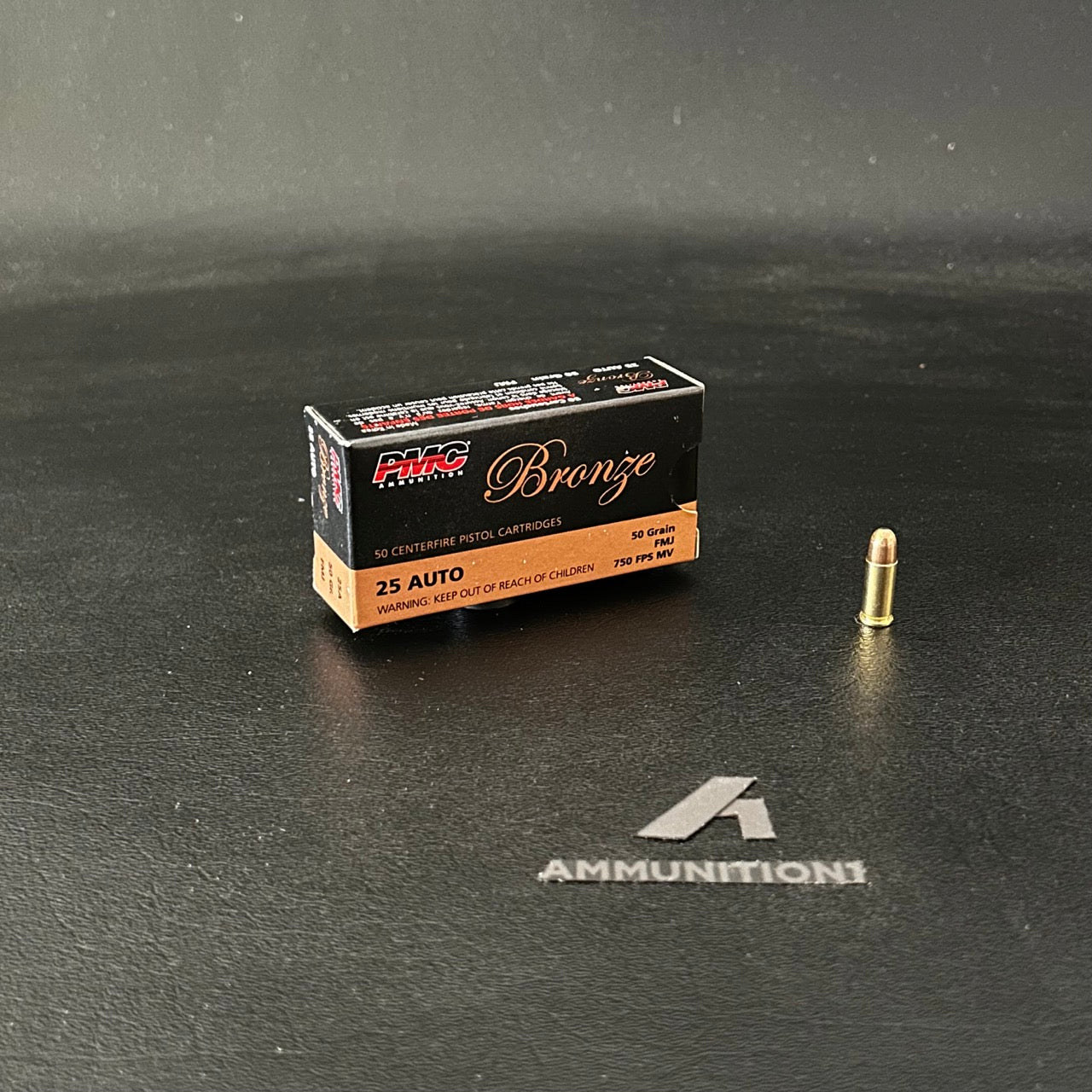 PMC Bronze - 25 ACP - 50 Gr FMJ - 50 Rnd/Bx