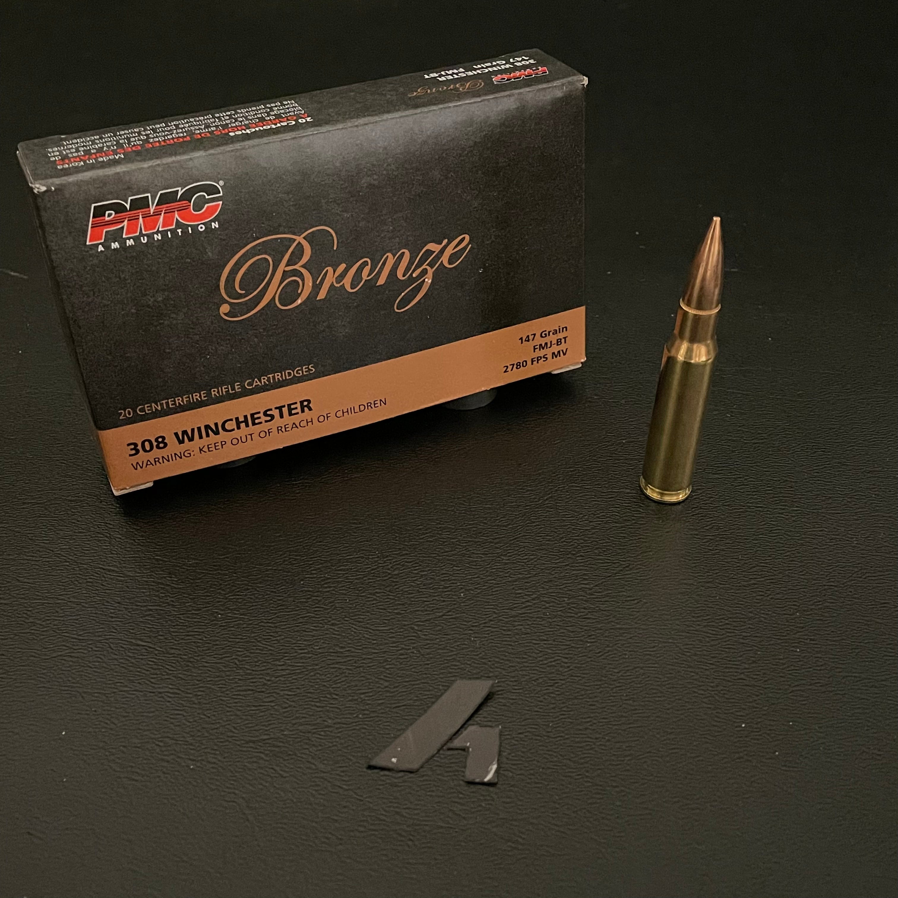 PMC Bronze - 308 Win - 147 Gr FMJBT - 500 Rnd/Case
