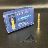 PPU Standard Rifle - 30-06 Springfield - 150 Gr FMJ - 20 Rnd/Bx