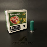 Remington Gun Club Low Recoil - 12 Ga - 2.75" 1-1/8oz #8 - 25 Rnd/Bx