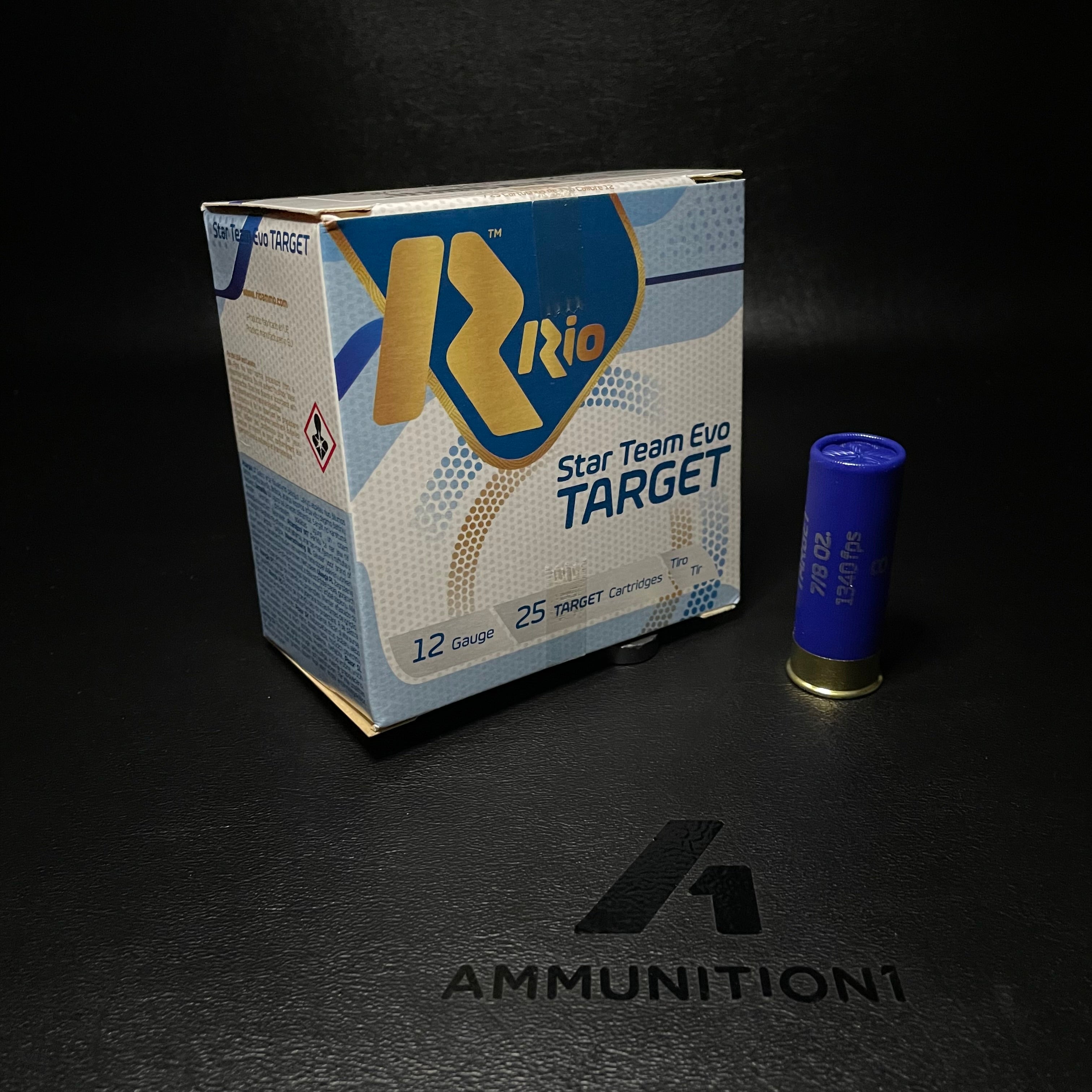 Rio Ammunition Star Team EVO - 12 Ga - 2.75" 7/8 oz 8 Shot 1340 FPS - 25 Rnd/Bx