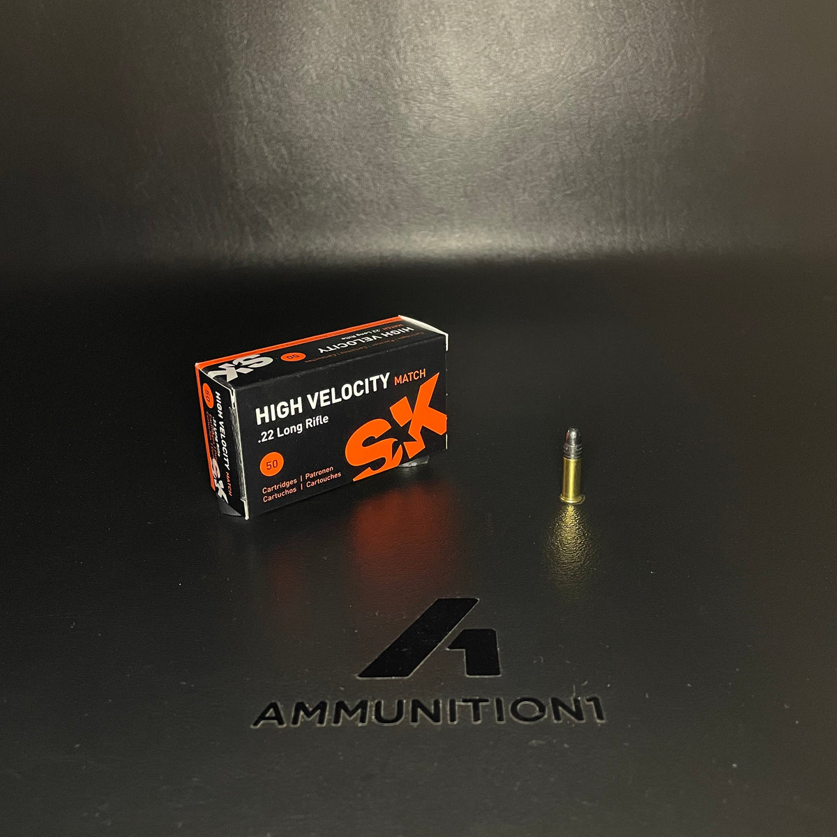 SK High Velocity Match - 22 LR - 40 Gr LRN - 50 Rnd/Bx – Ammunition1
