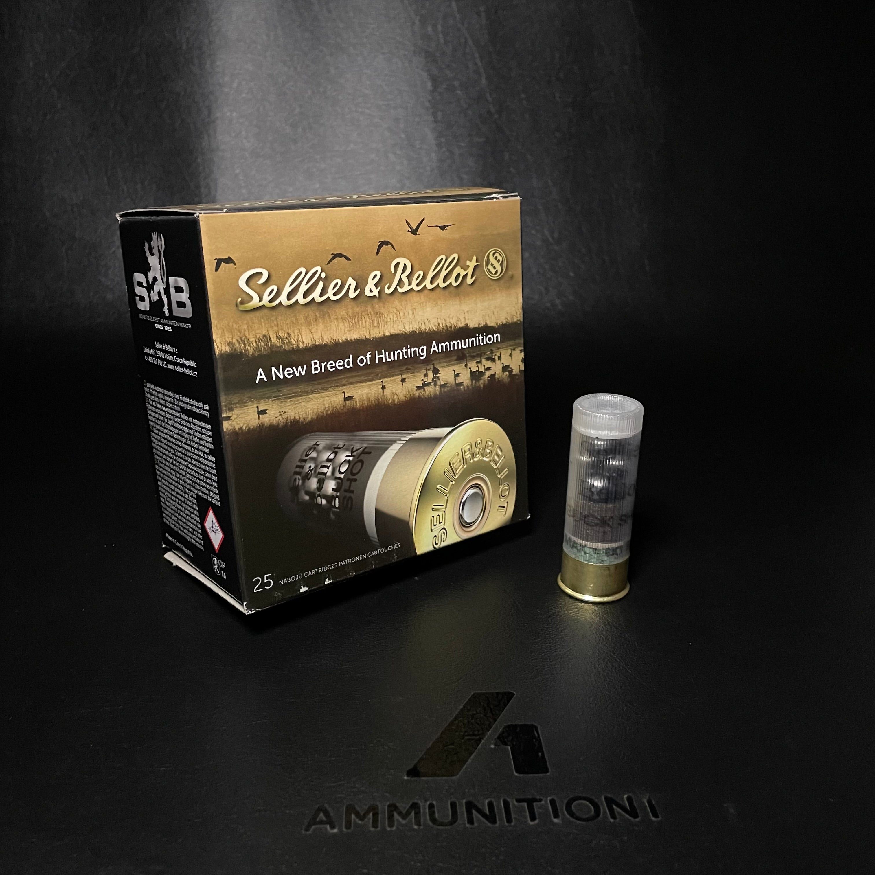 Sellier & Bellot - 12 Ga - 2 3/4" 1-1/8oz 00 Buckshot - 25 Rnd/Box