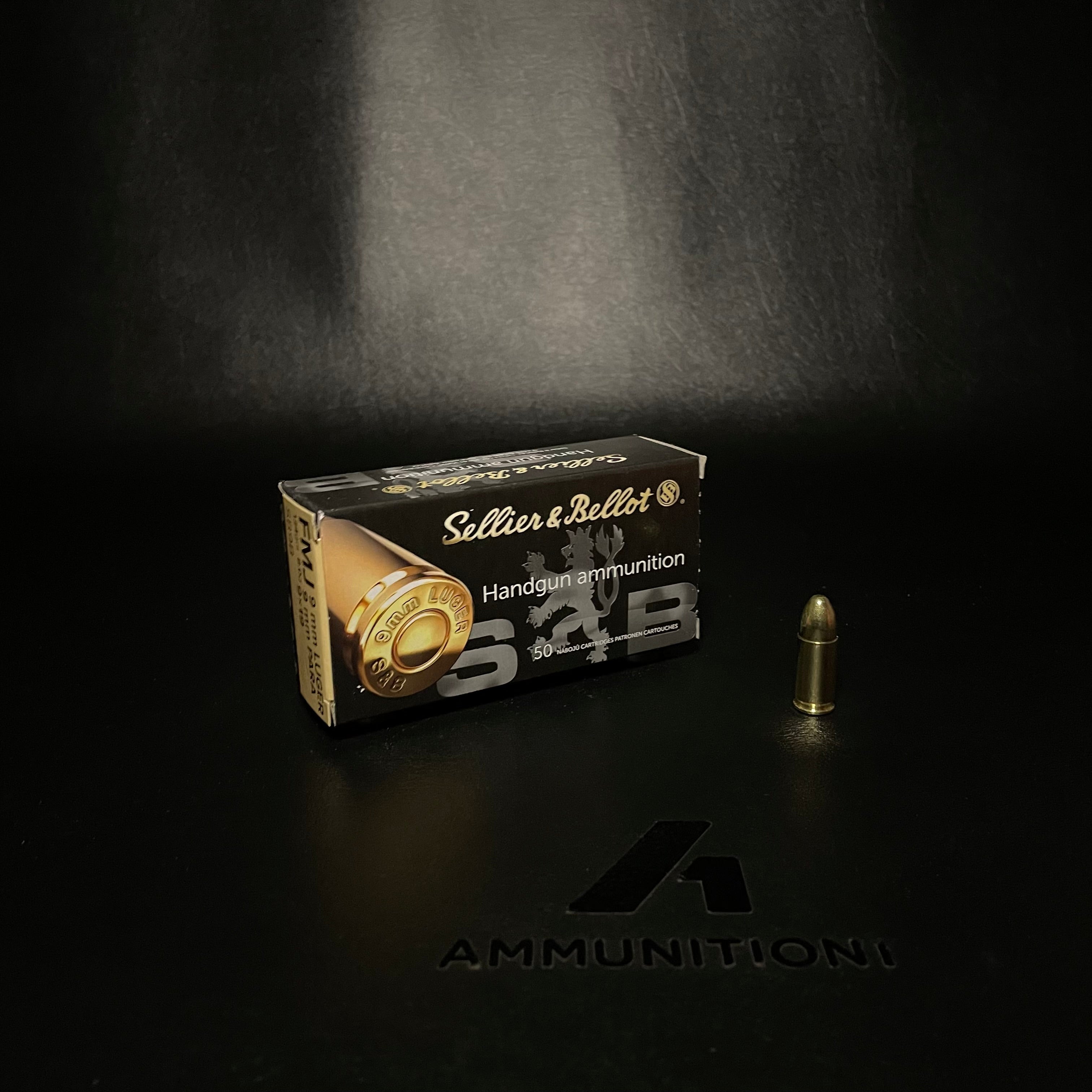 Sellier & Bellot Handgun - 9mm - 124 Gr FMJ - 50 Rnd/Bx