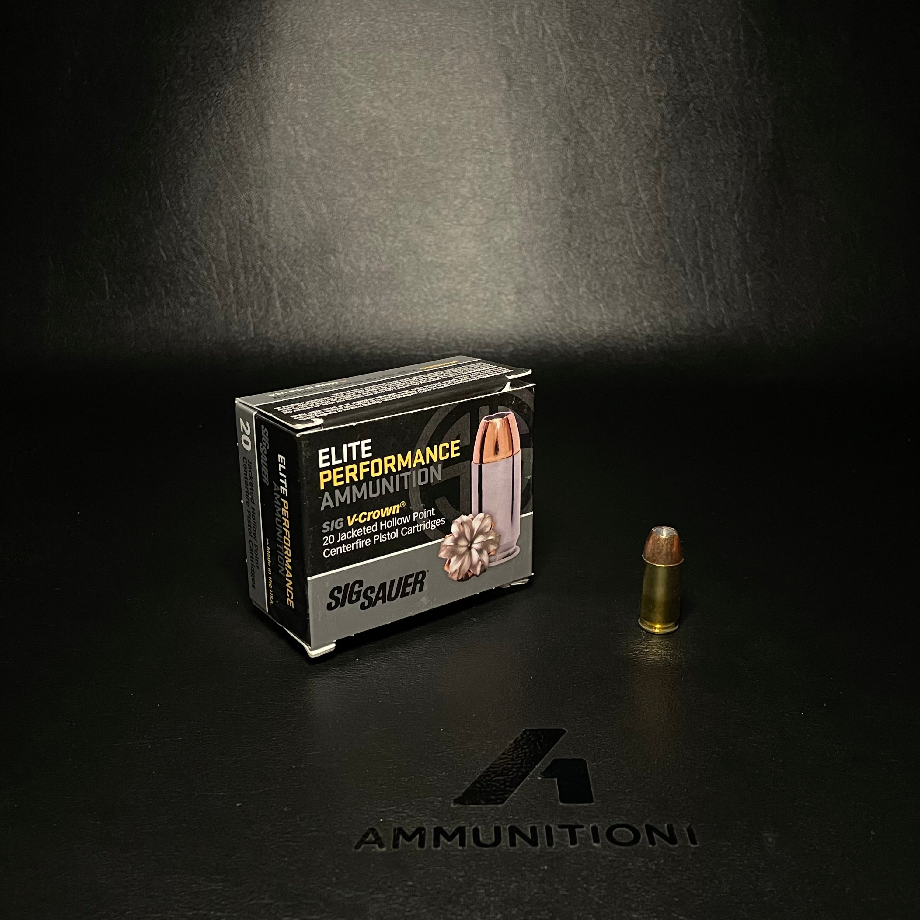 Sig Sauer Elite Performance - 45 ACP - 230 Gr V-Crown JHP - 20 Rnd/Bx
