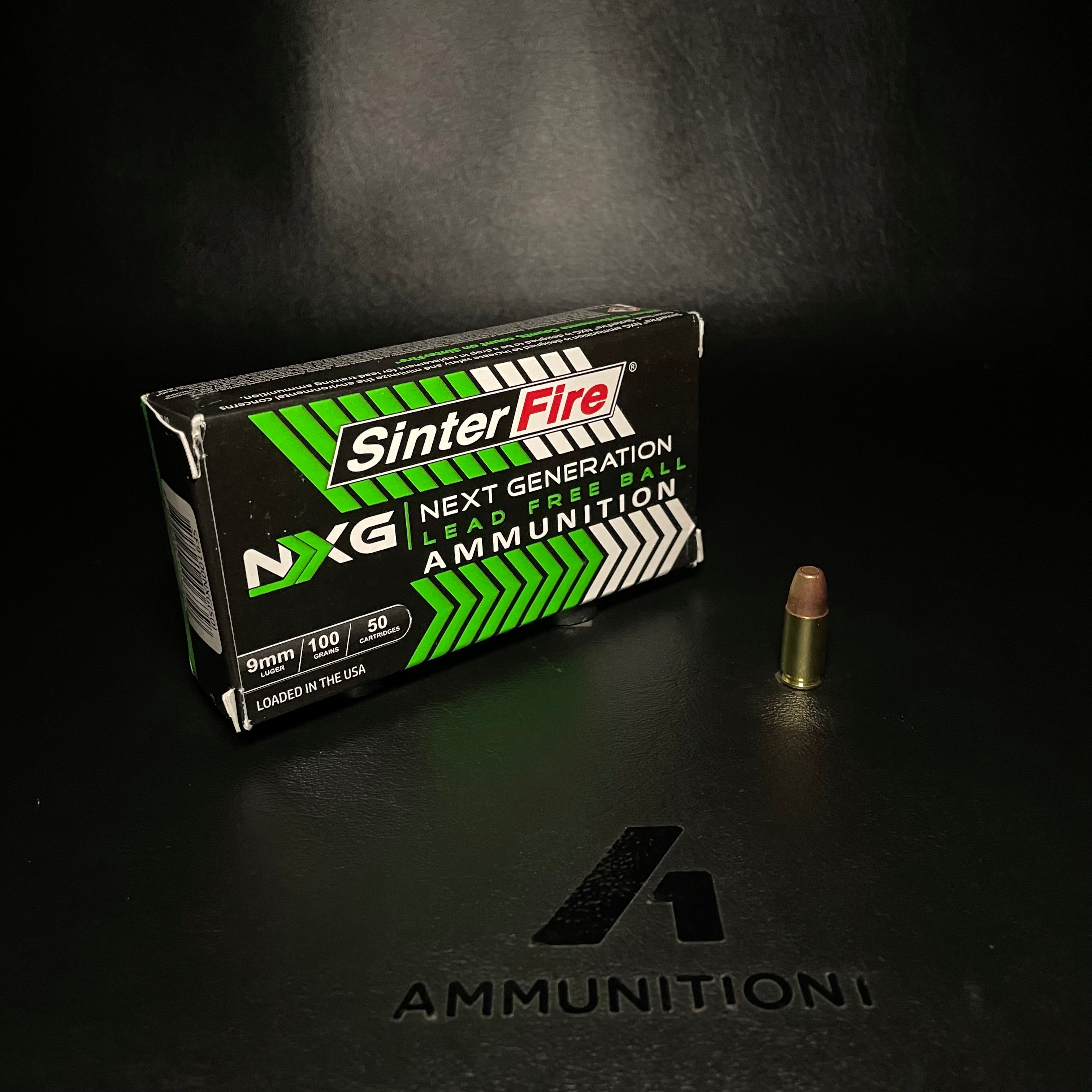 SinterFire Inc Next Generation - 9mm - 100 Gr Lead Free Ball - 50 Rnd/Bx
