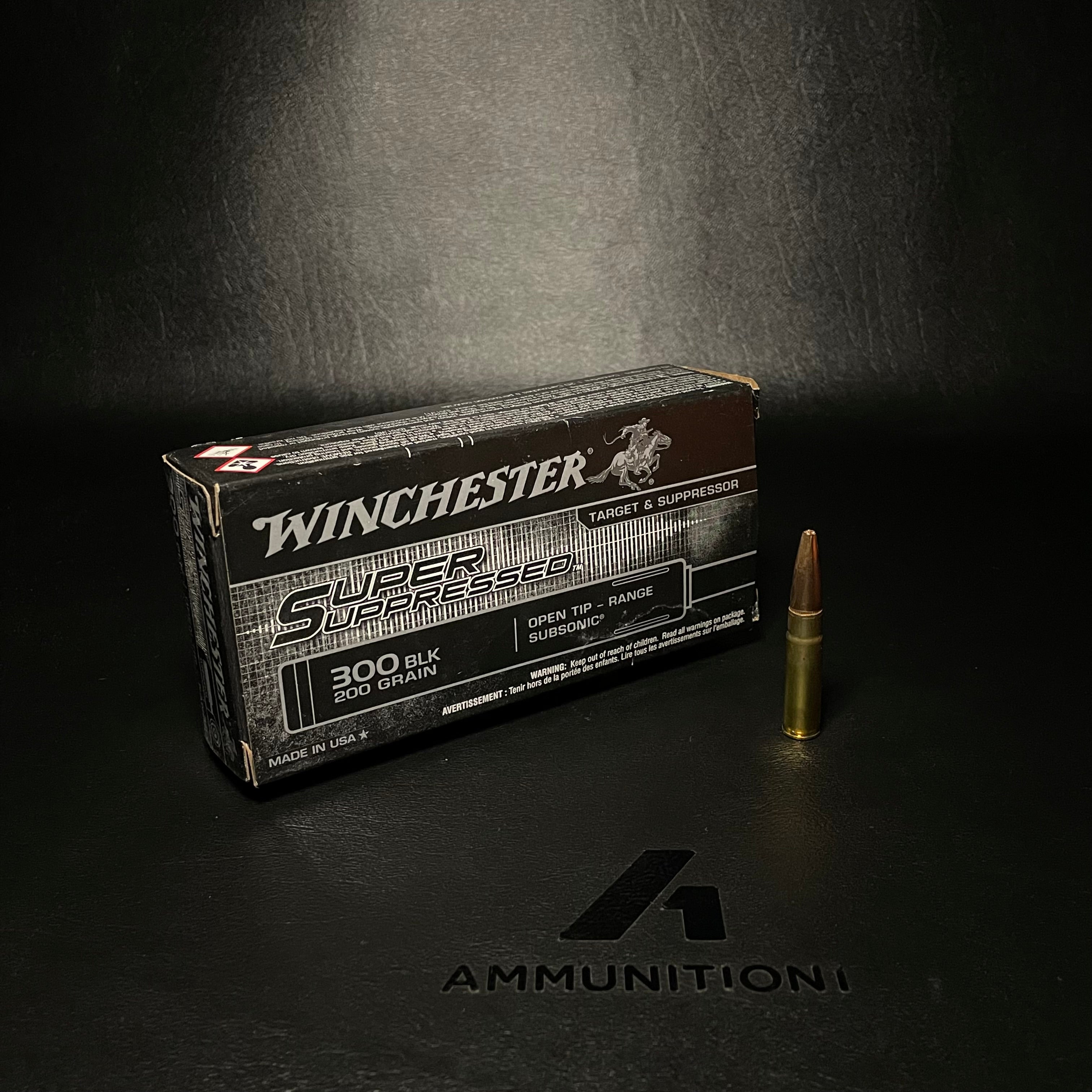 Open Tip Range Rounds Winchester Super Suppressed - 300 Blackout - 200 Gr Open Tip Range - 2 ...