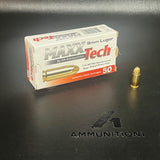 MaxxTech Brass - 9mm - 115 Gr FMJ - 50 Rnds/Bx