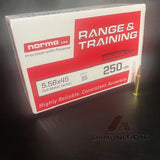 Norma Range & Training - 5.56x45mm NATO - 55 Gr FMJ - 250 Rnd/Bx